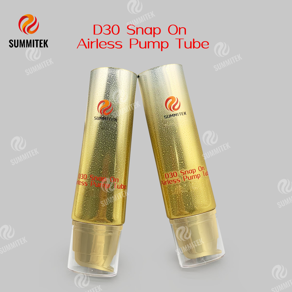 Tubo per pompa airless a scatto D30 | Imballaggio cosmetico con pompa a vuoto