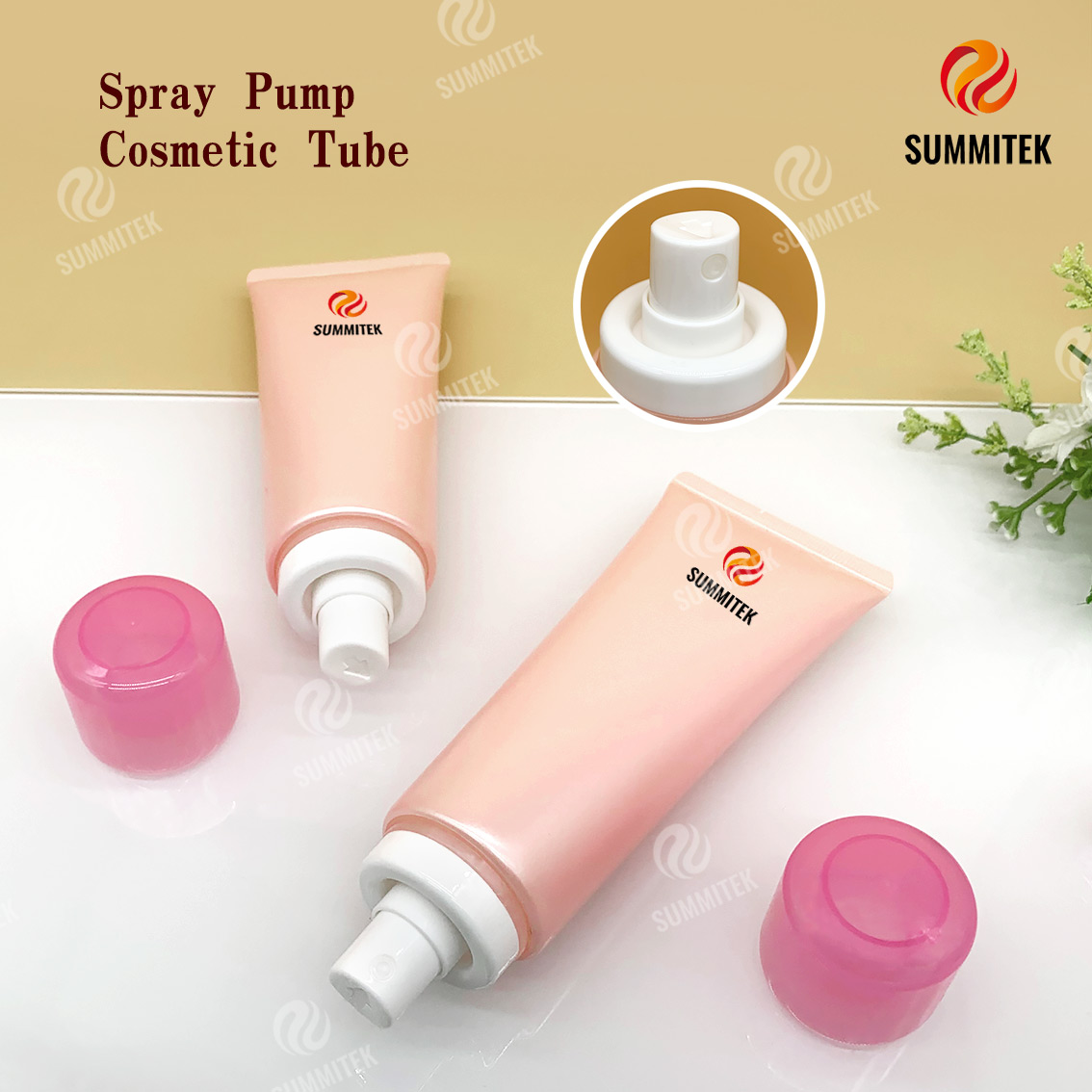 Tubo della pompa spray | Confezione cosmetica a nebbia fine