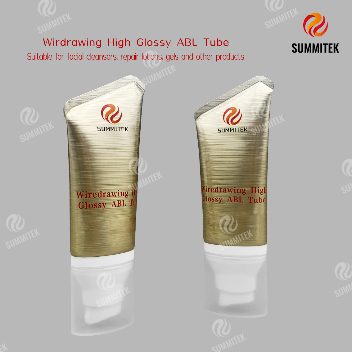 Tubo ABL lucido per trafilatura | Tubo cosmetico in alluminio spazzolato