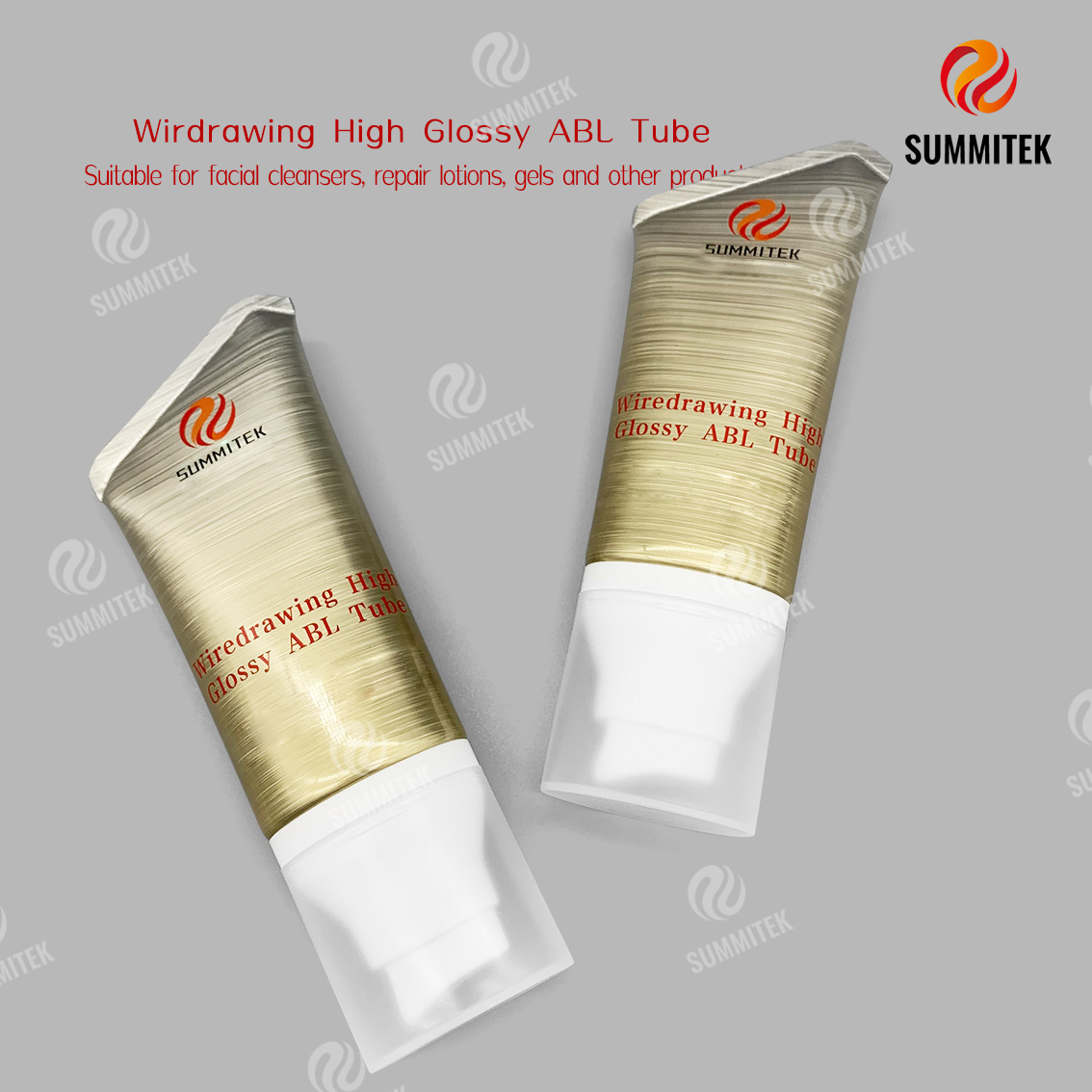 Tubo ABL lucido per trafilatura | Tubo cosmetico in alluminio spazzolato