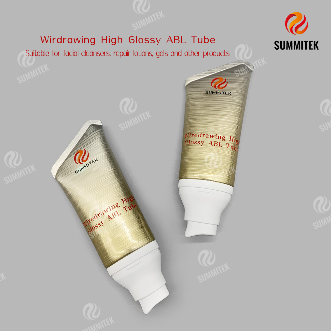 Tubo ABL lucido per trafilatura | Tubo cosmetico in alluminio spazzolato