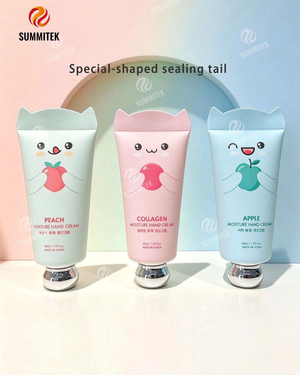 Tubo di coda dalla forma speciale | Tubo per imballaggio cosmetico personalizzato dei cartoni animati
