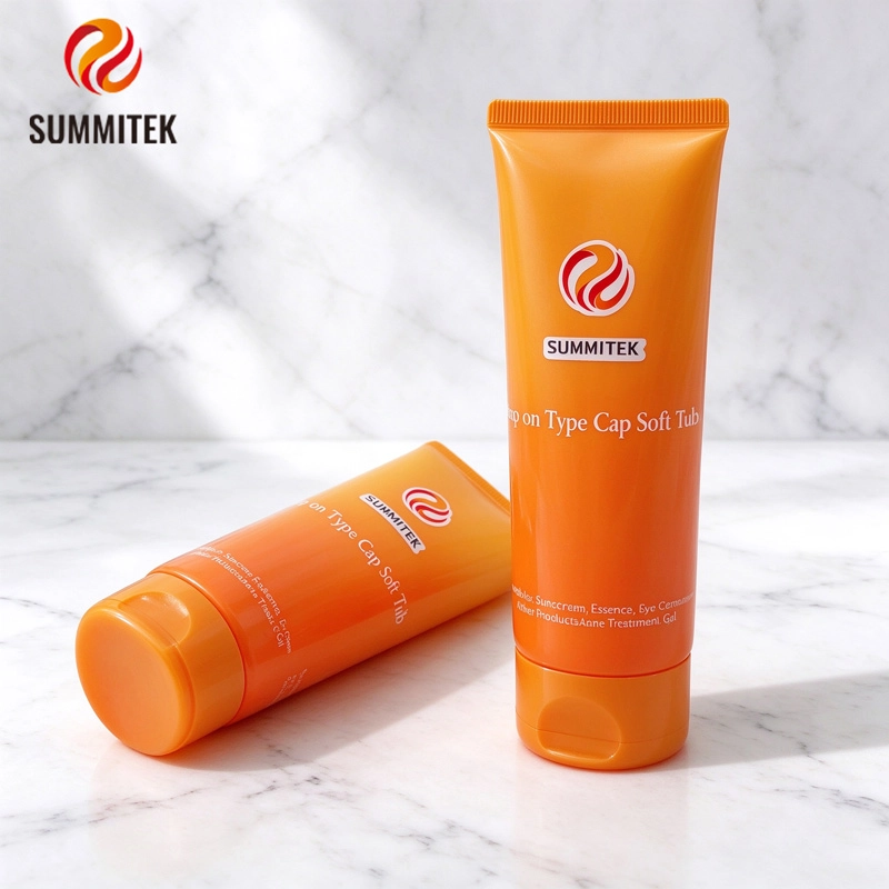 Tubo con tappo a scatto D35 | Confezione per creme solari e prodotti per la cura della pelle