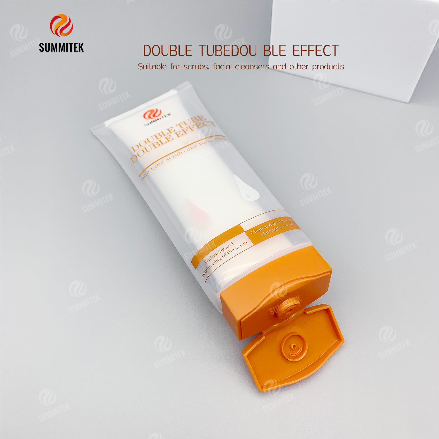 Tubo a doppio effetto a doppia camera | Confezione a doppia erogazione con due tubi di Formula Uno