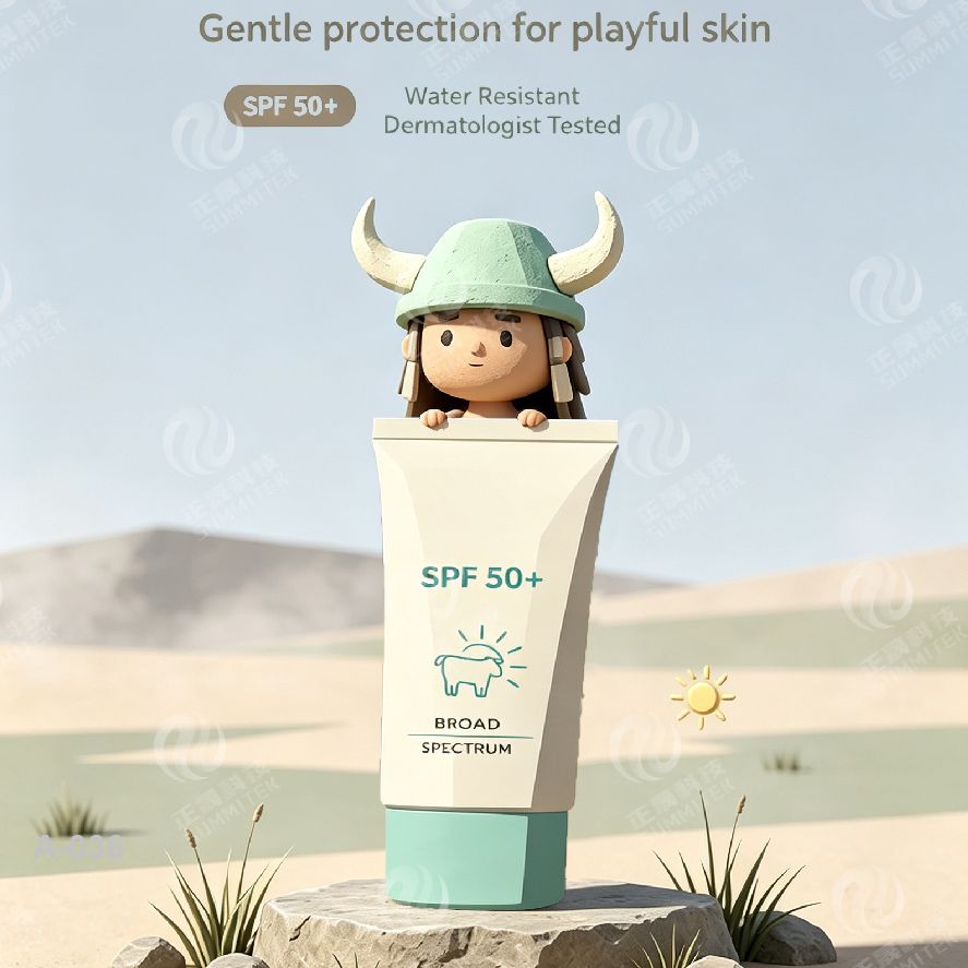 Tubo morbido di forma ovale | Confezione per creme solari e prodotti per la cura della pelle piatti