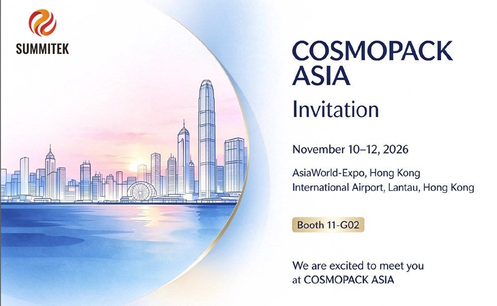 Vieni a conoscere Summitek al Cosmopack Asia Hong Kong 2026