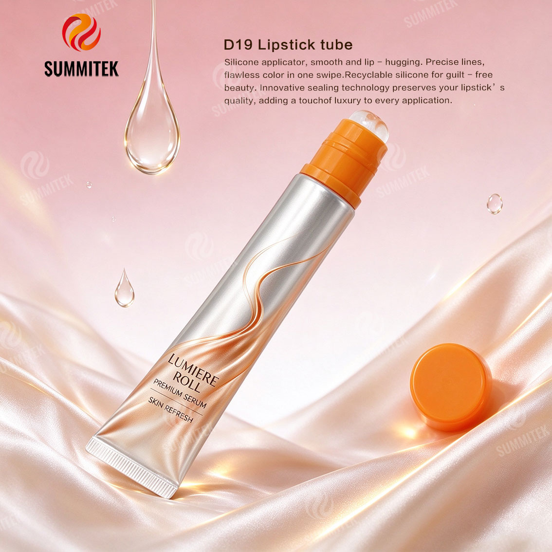 Tubo per lucidalabbra D19 | Applicatore in silicone a forma di ciambella