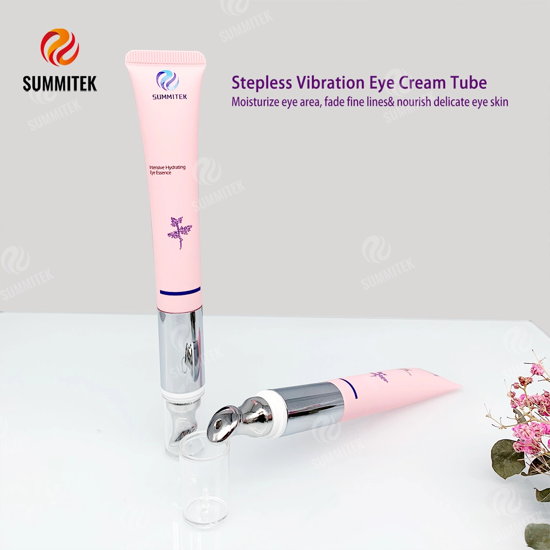 D19 Tubo oculare per vibrazione elettrica | Punta massaggiante in metallo attivata al tocco