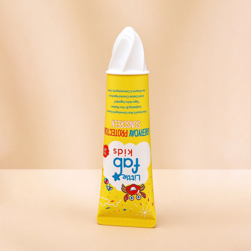Tubo per crema solare e idratante per bambini con tappo a pressione per gelato